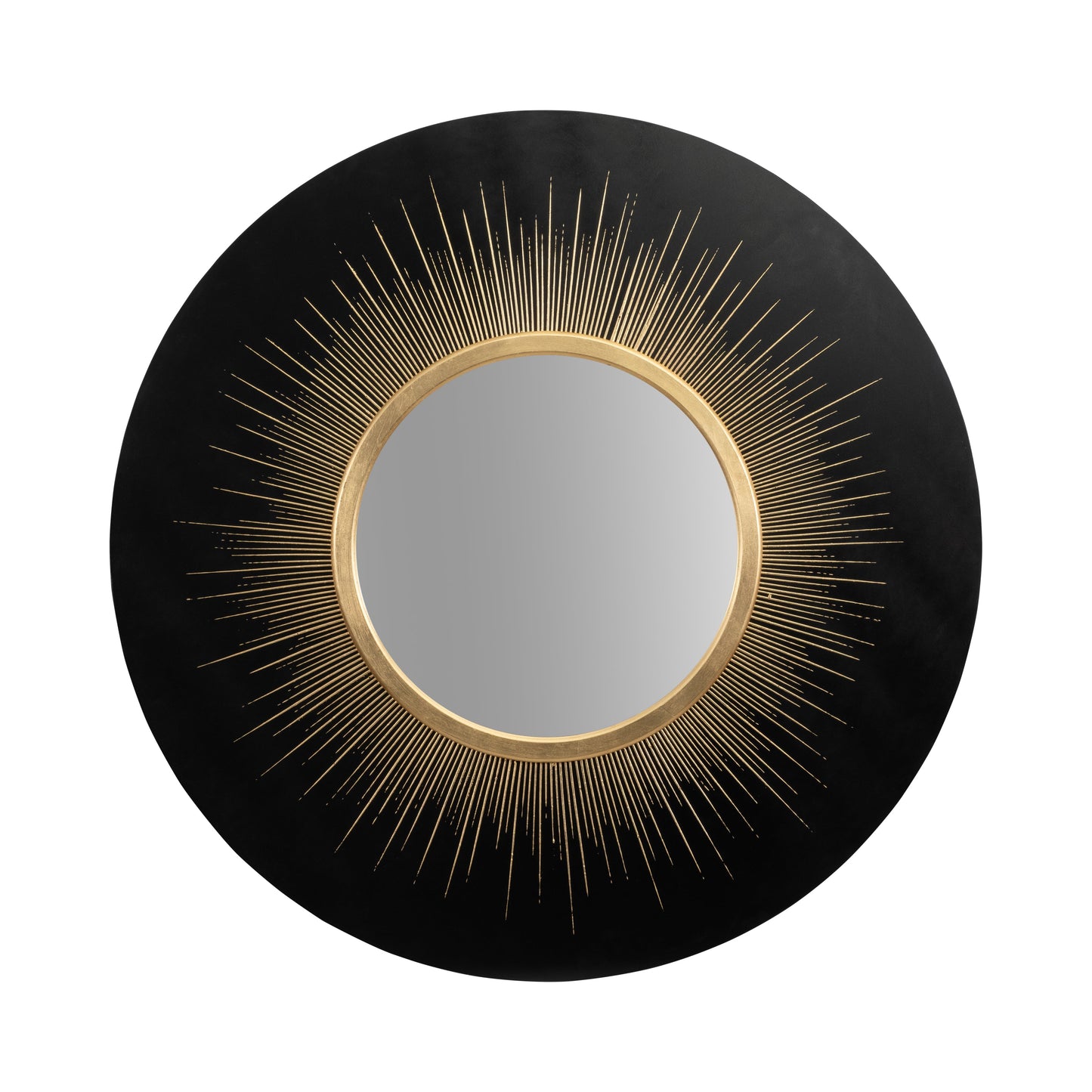 47x47, Shining Circle Mirror, Blk/gld