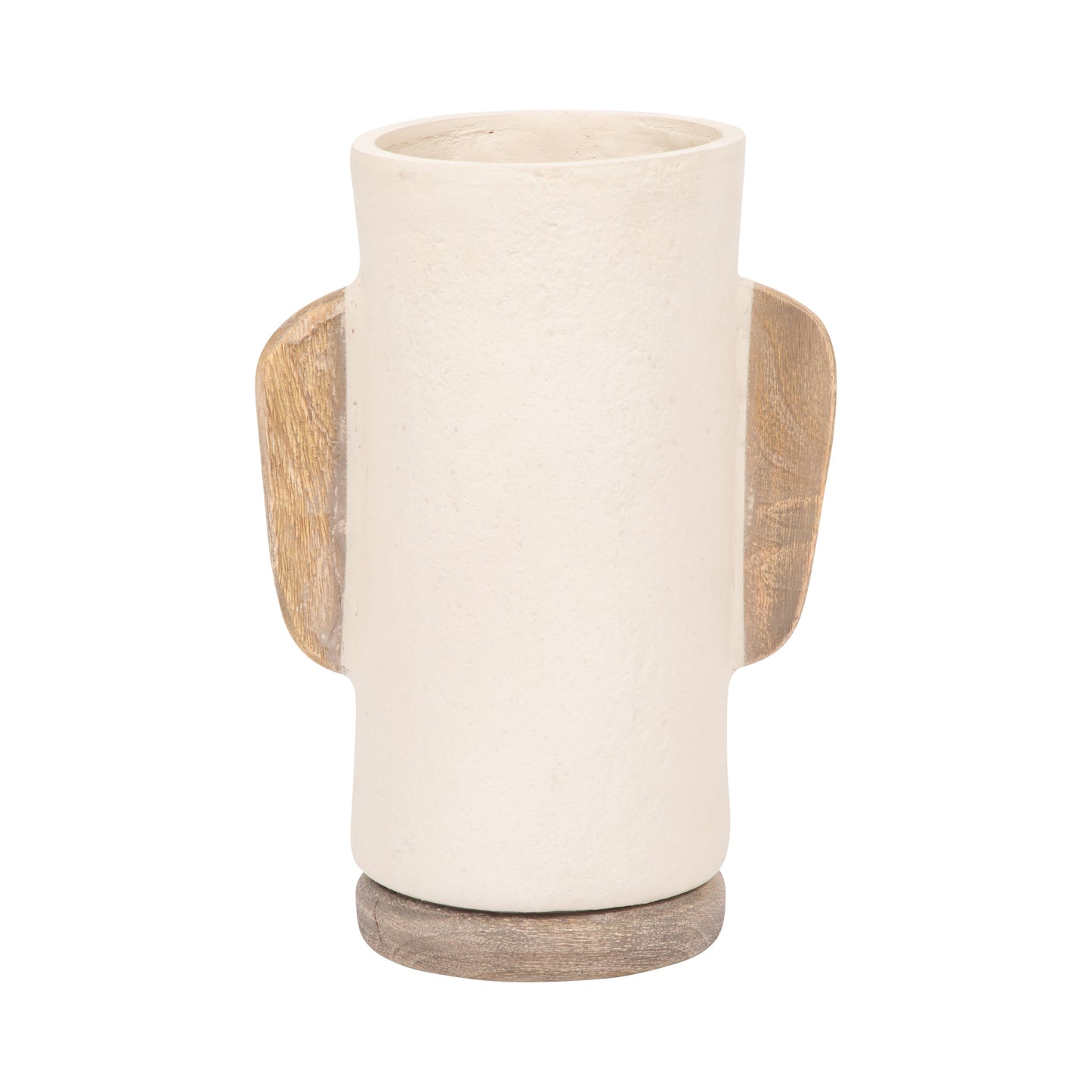 Ecomix, 13" Organic Vase, Ivory