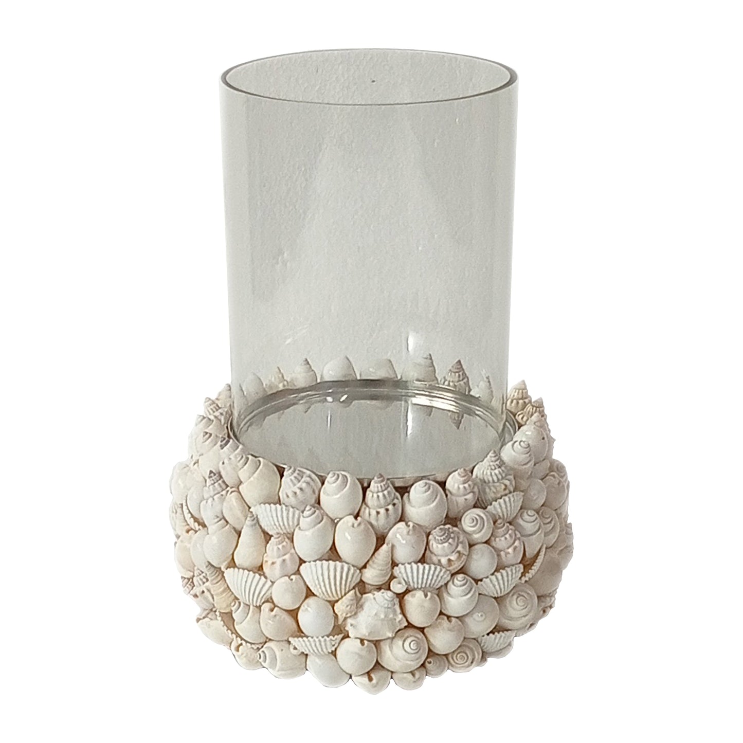 Shell, 9" Hurricane, White