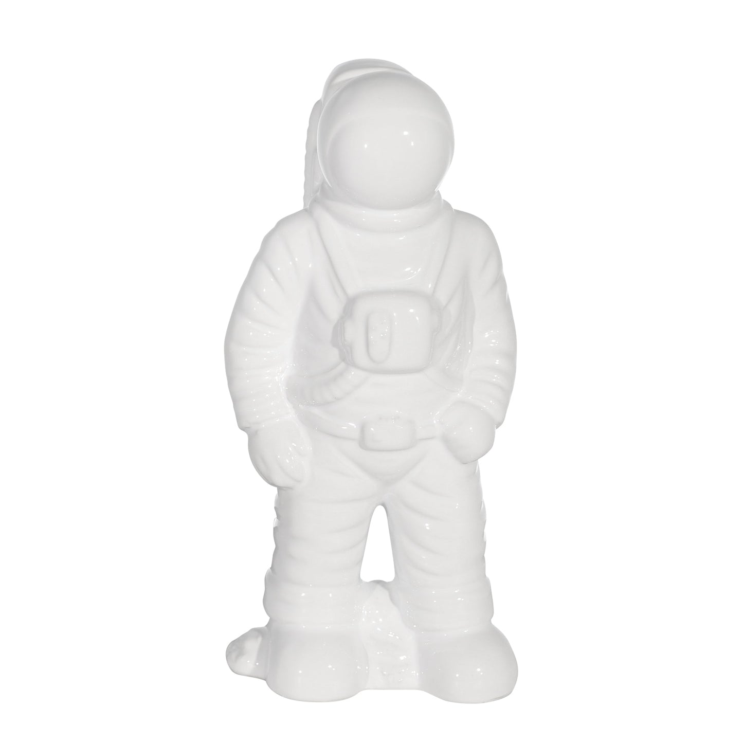 Ceramic 12" Astronaut Statuette, White