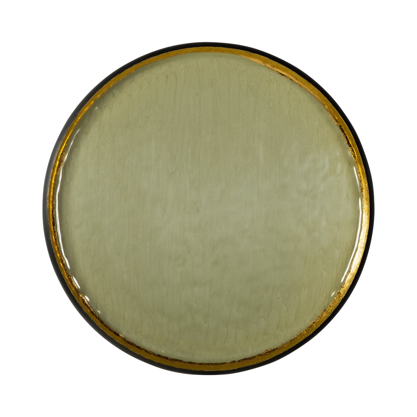 Iron,20",circle Wall Deco,green