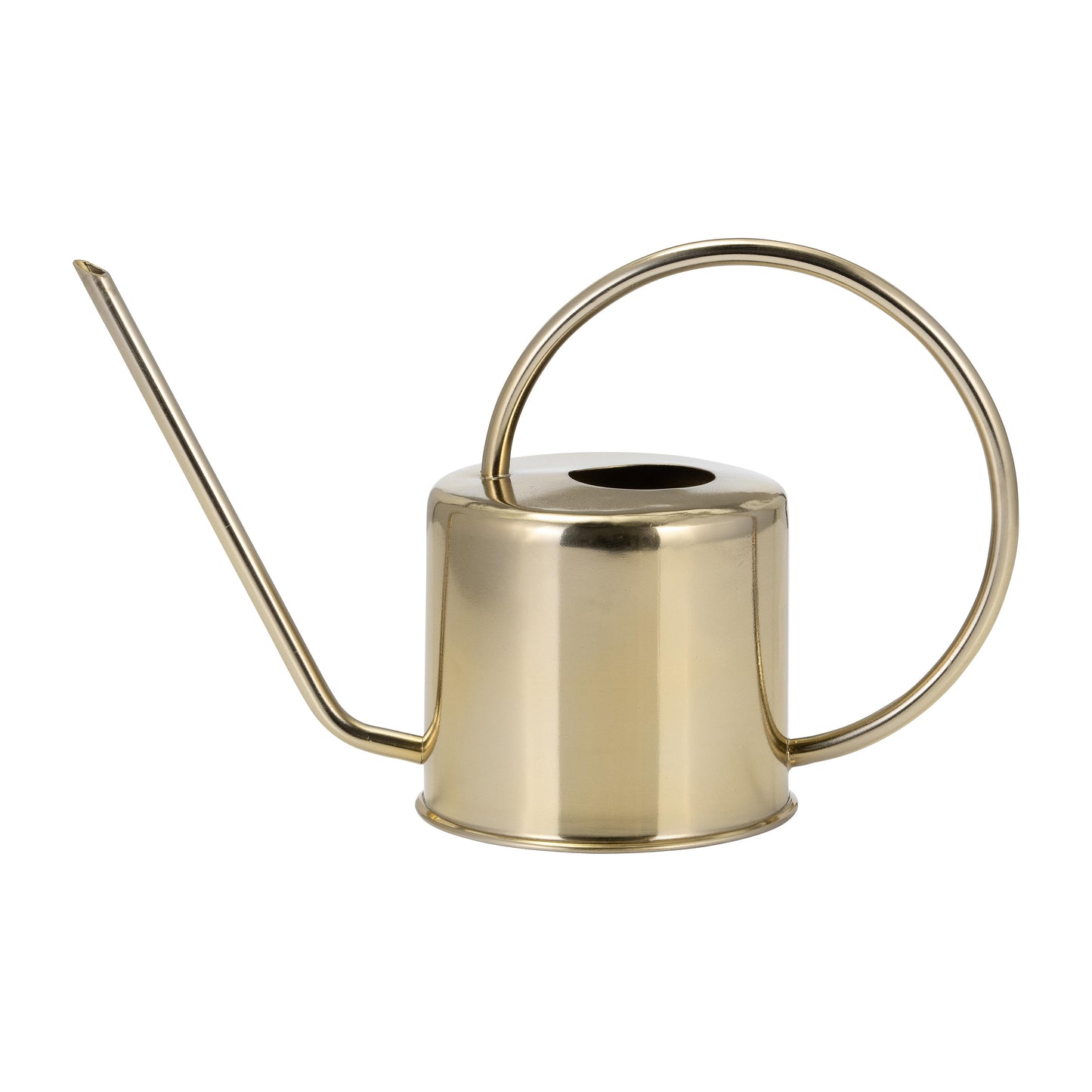 Metal,8"h,watering Can,gold