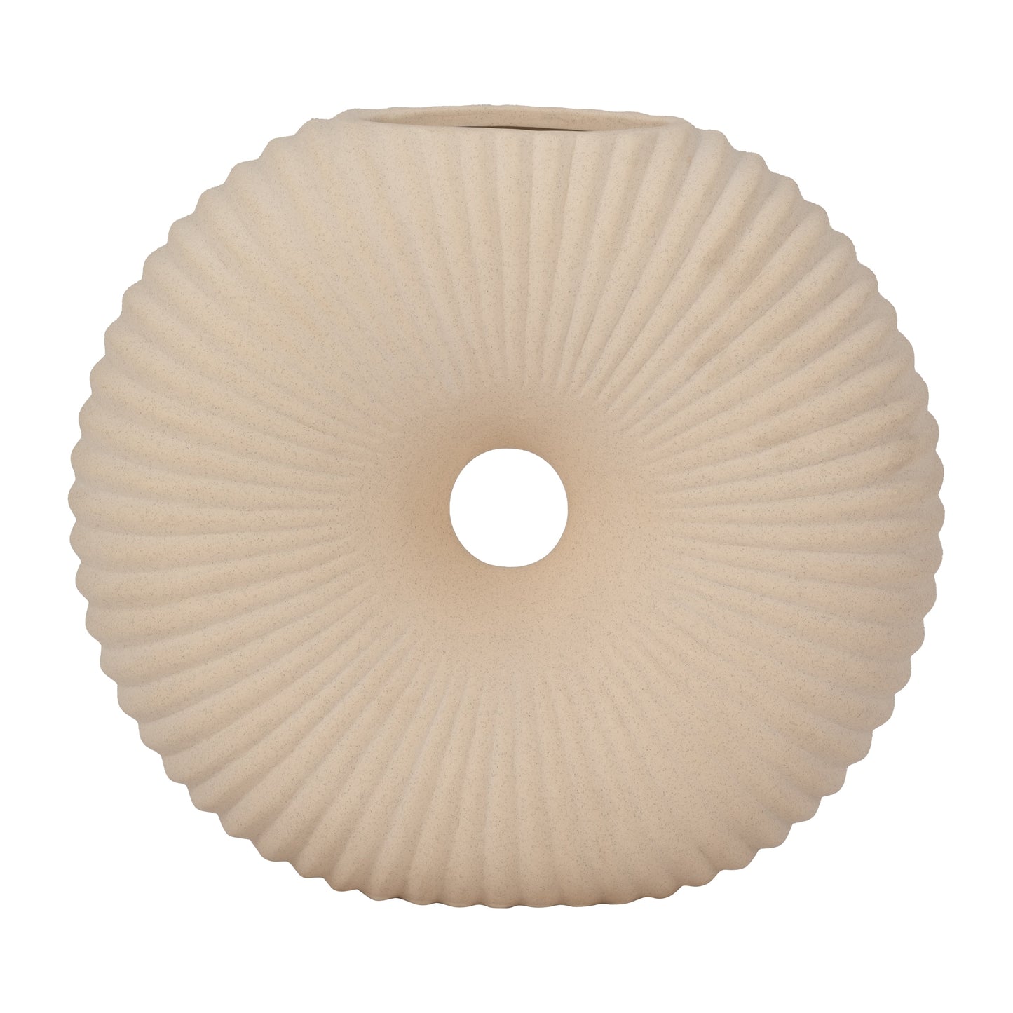 Cer, 9" Donut Hole Vase, Cotton