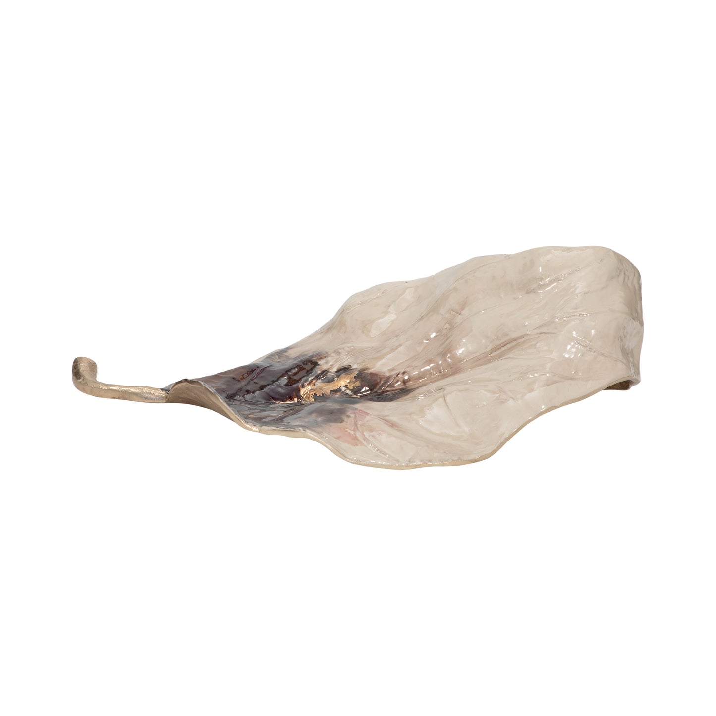 Metal, 20" Leaf Table Deco, Multi