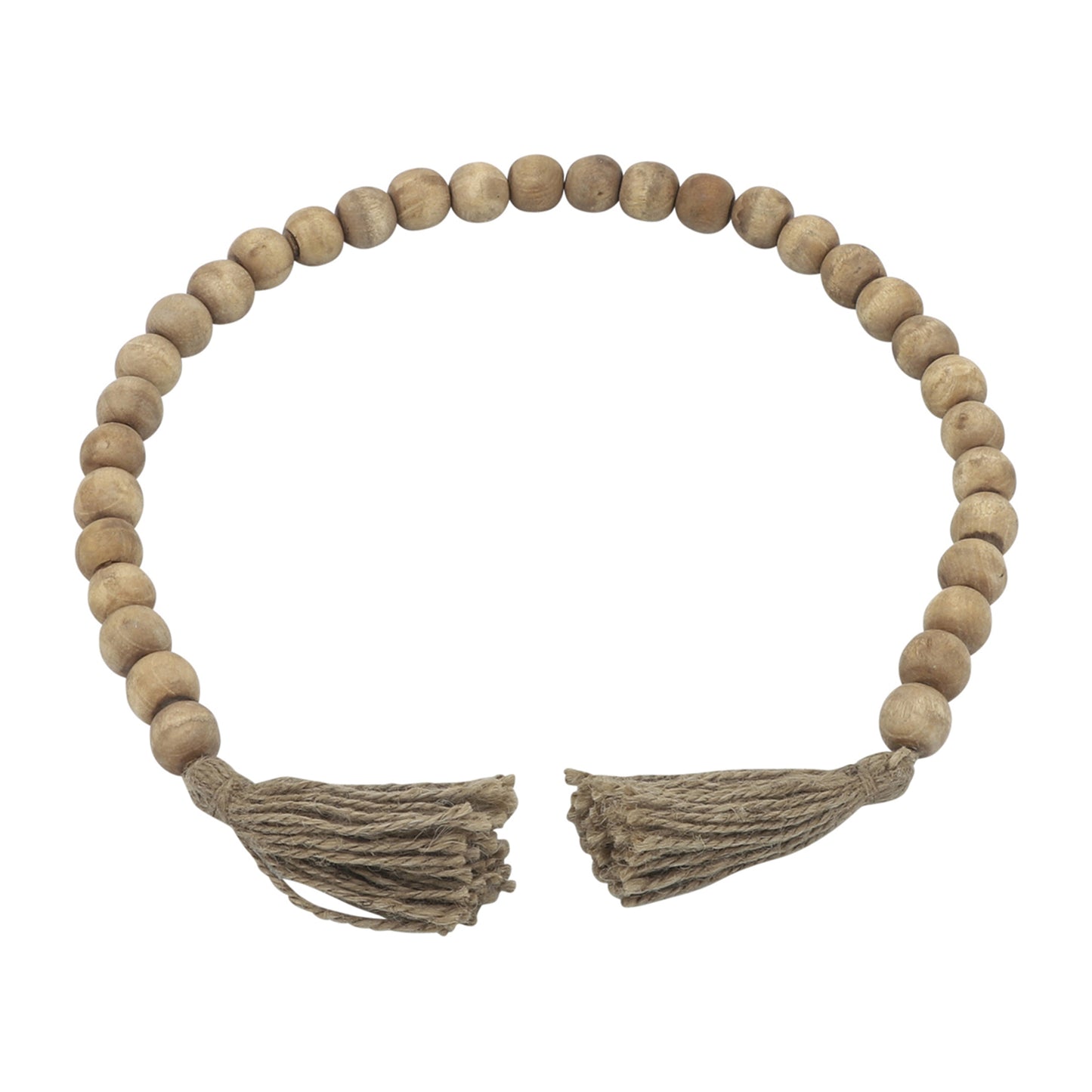 Wood, 32x.75 Bead Garland, Natural