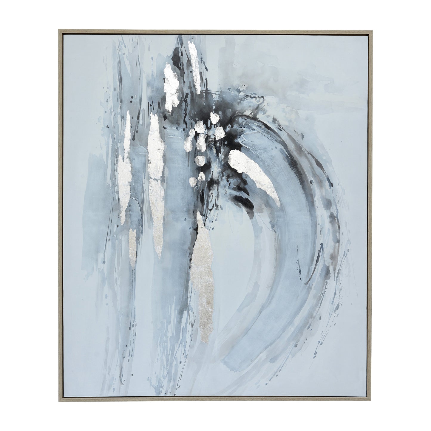 62x52 Framed Handpainted Abstract