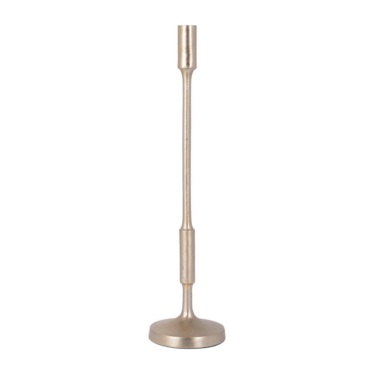Metal, 20"h Taper Candle Holder, Champagne