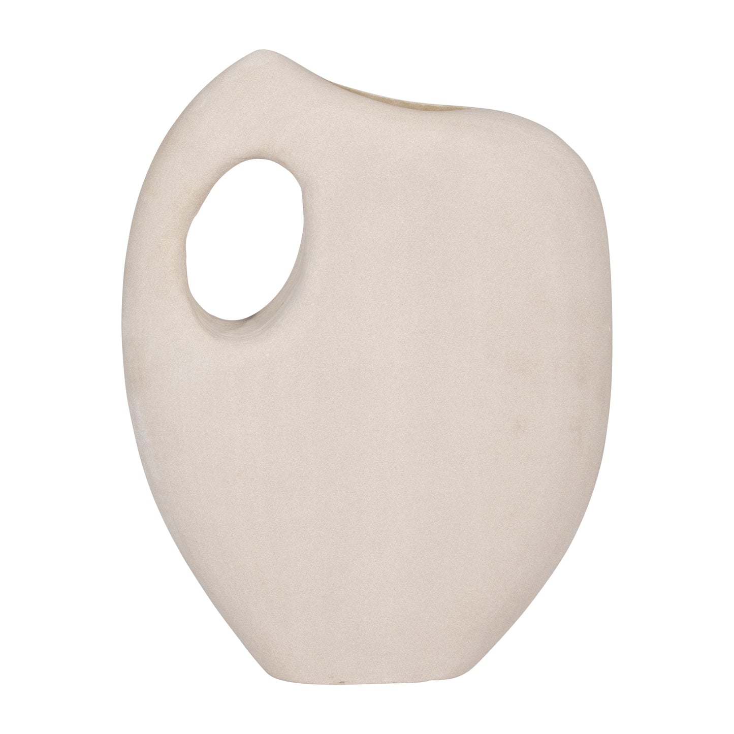 Stone, 12" Tribal Vase, Natural