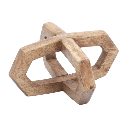 Wood, 8x8 2-ring Orb, Brown