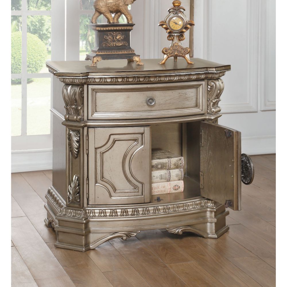 Northville Nightstand W/Wooden Top