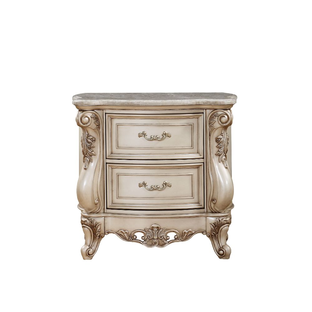 Gorsedd Nightstand W/Marble Top