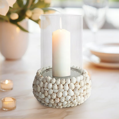 Shell, 11" Hurricane, White