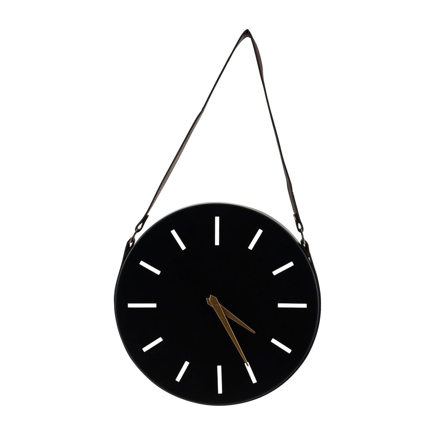 Metal, 14" Wall Clock, Black