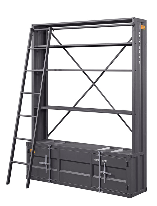 Cargo Bookcase W/Ladder