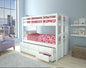 Micah Bunk Bed (T/T) W/Trundle & Storage