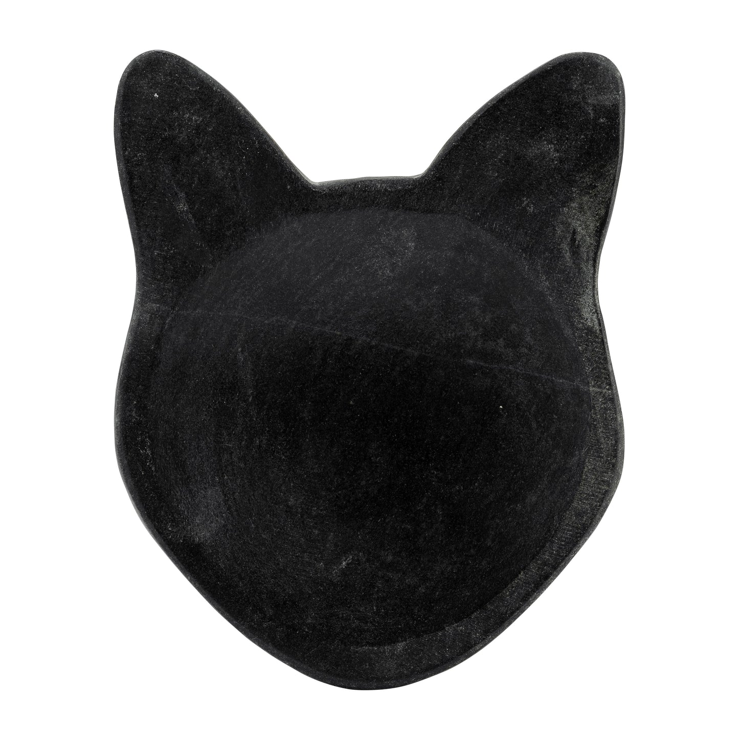 Marble, 6" Cat Tray, Black