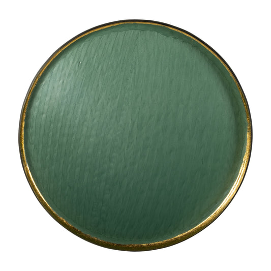 Iron,29",circle Wall Deco,blue