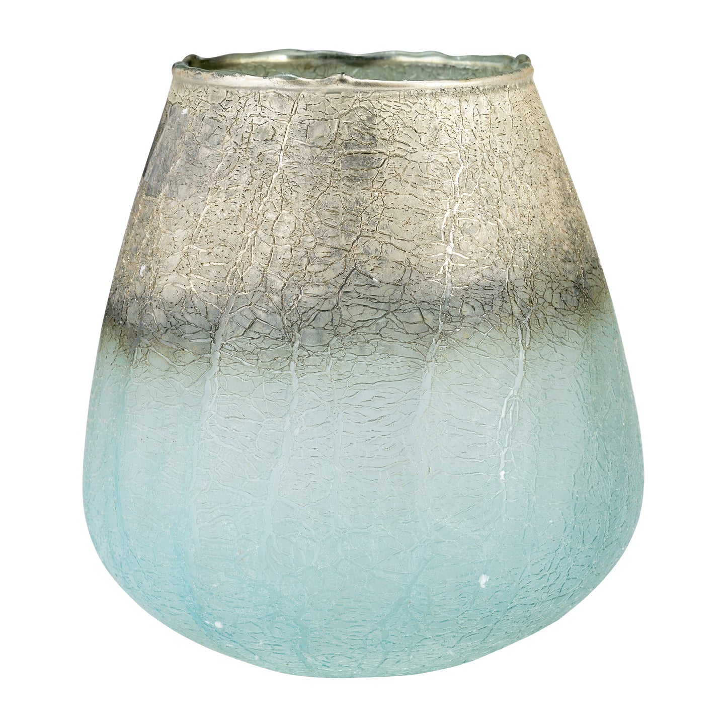 Glass, 7" Votive Holder, Blue