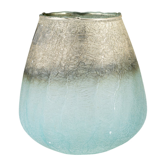 Glass, 7" Votive Holder, Blue