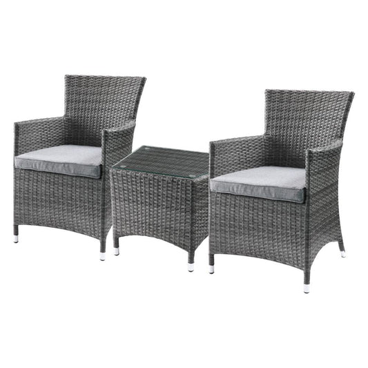 Tashelle 3Pc Pack Patio Bistro Set