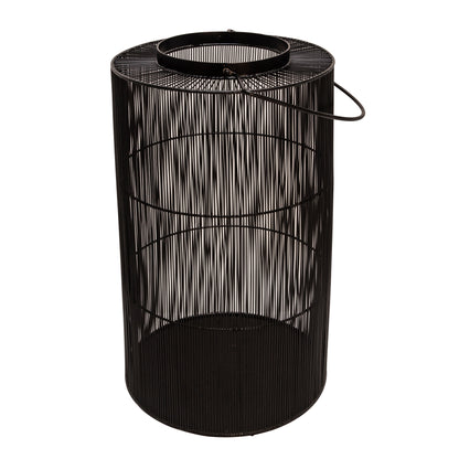 Metal 26" Wire Lantern, Black