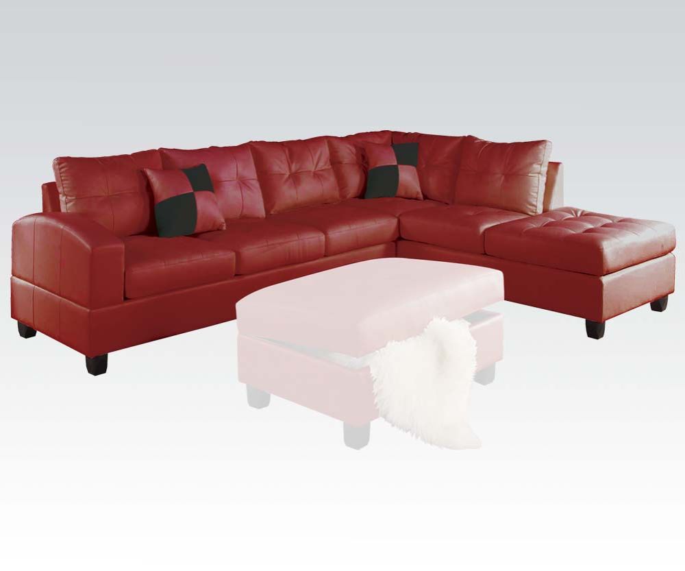 Kiva Reversible Sectional Sofa W/2 Pillows