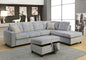 Belville Reversible Sectional Sofa W/2 Pillows