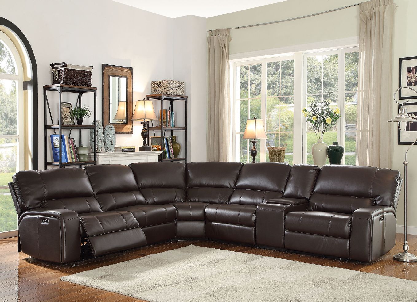 Saul Power Motion Sectional Sofa
