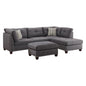 Laurissa Sectional Sofa & Ottoman W/2 Pillows