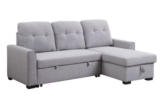 Amboise Reversible Sectional Sofa W/Sleeper & Storage