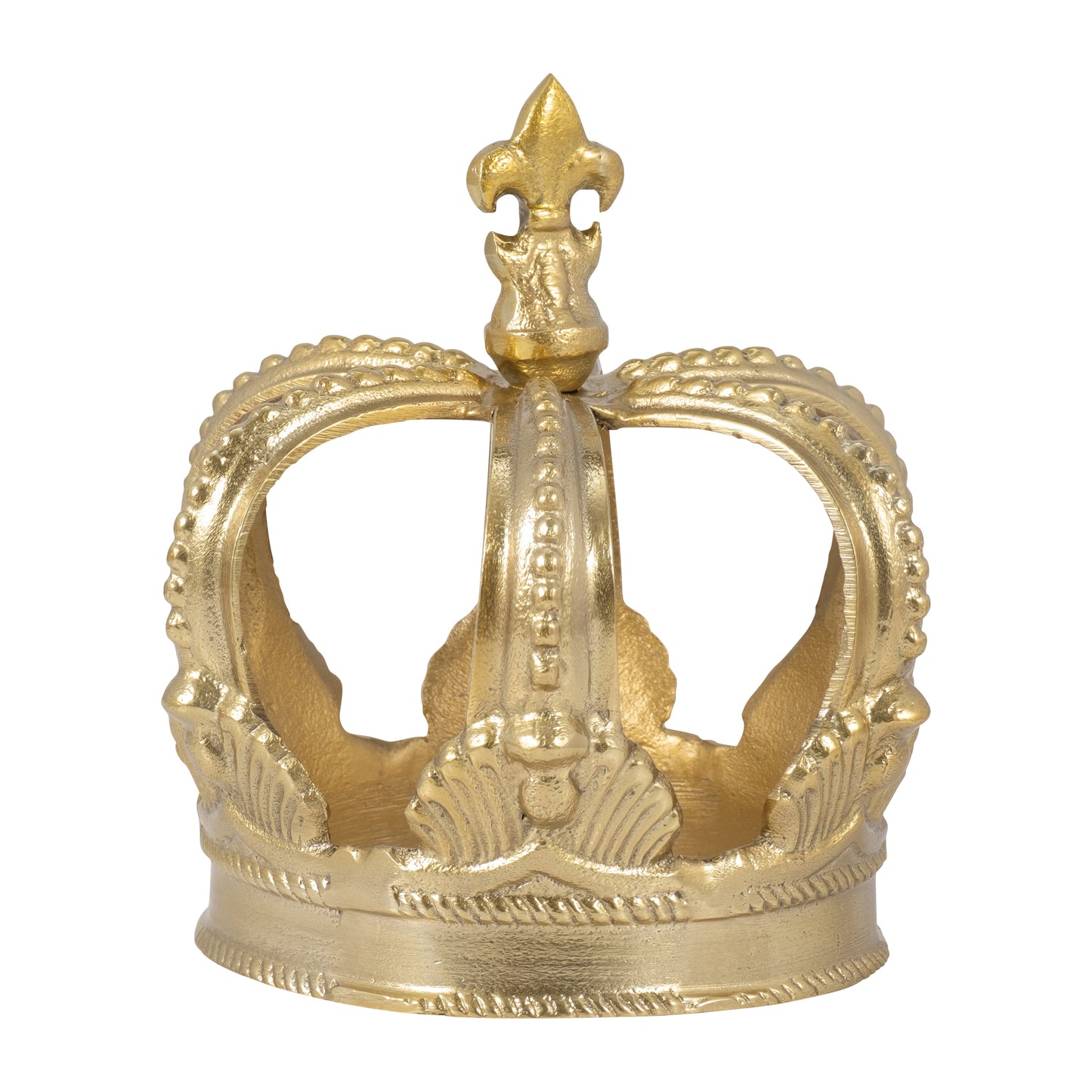 Metal, 7" Crown Decor, Gold