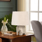 18" Ecomix Elephant Lamp, Beige