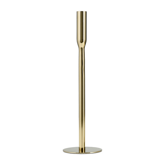 Metal, 14"h Taper Candle Holder, Gold