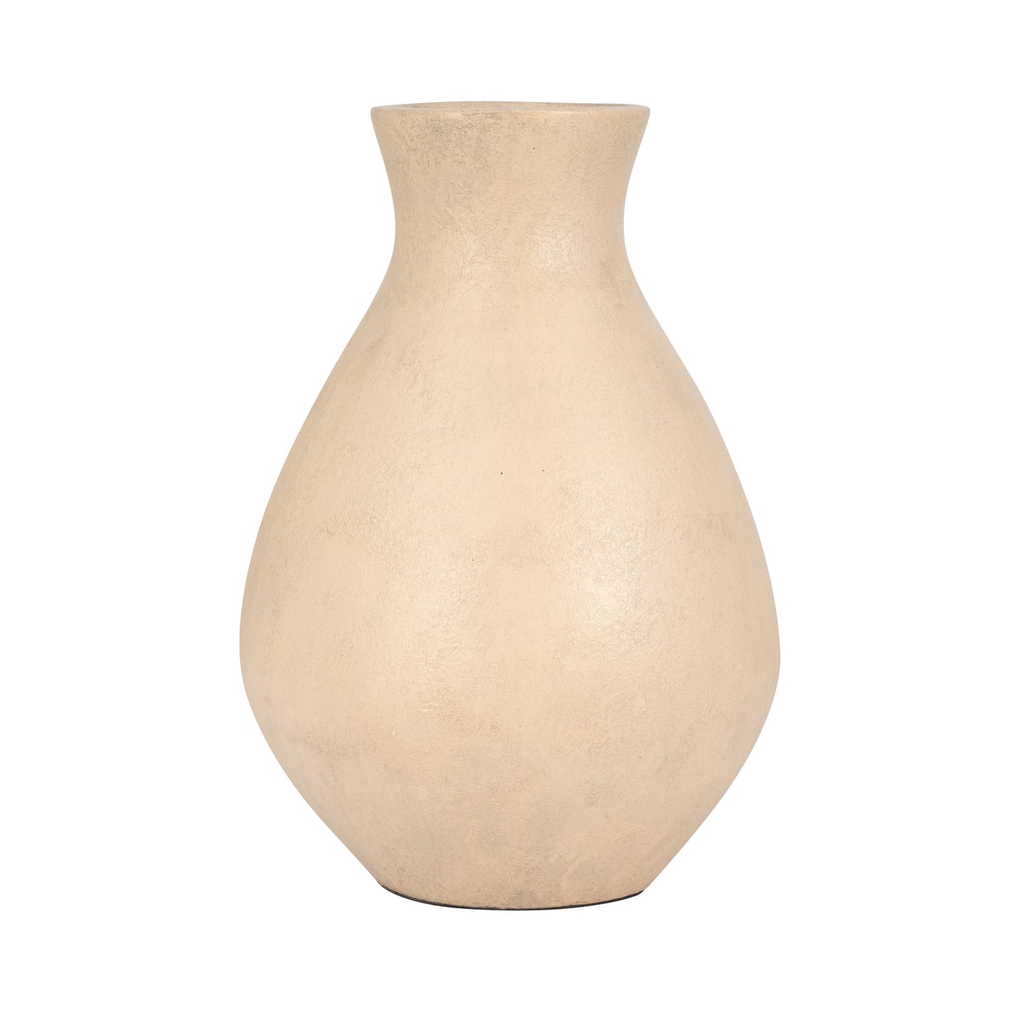 Terracotta, 19" Organic Vase, Ivory