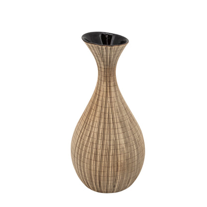 13"h Sorori Vase, Beige