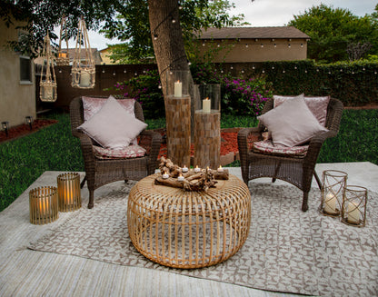 Metal 10" Hurricane Candle Holder, Gold