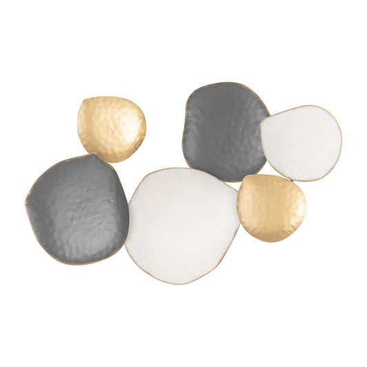 Metal, 25"l Organic Edge Wall Decor, Multi Wb