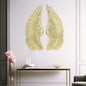 Resin S/2 Angel Wings Wall Accent, Gold