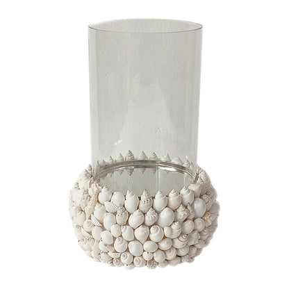 Shell, 10" Hurricane, White