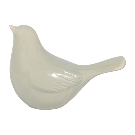 Cer, 5" Side View Bird, Green