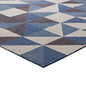 Kahula Geometric Triangle Mosaic 8x10 Area Rug