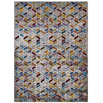 Laleh Geometric Mosaic 4x6 Area Rug