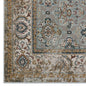 Hisa Distressed Vintage Floral Lattice 8x10 Area Rug