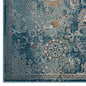 Cynara Distressed Floral Vintage Medallion 8x10 Area Rug