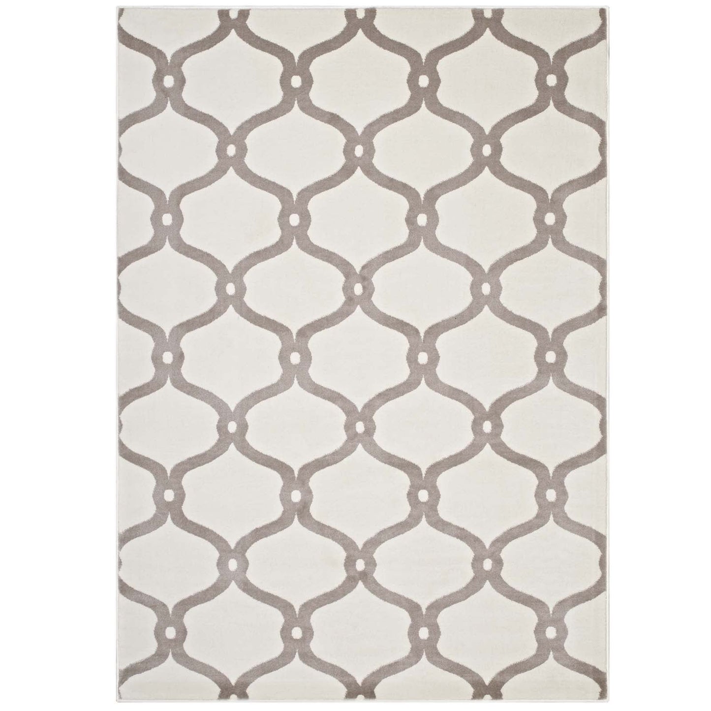 Beltara Chain Link Transitional Trellis 5x8 Area Rug