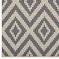 Jagged Geometric Diamond Trellis 5x8 Indoor and Outdoor Area Rug