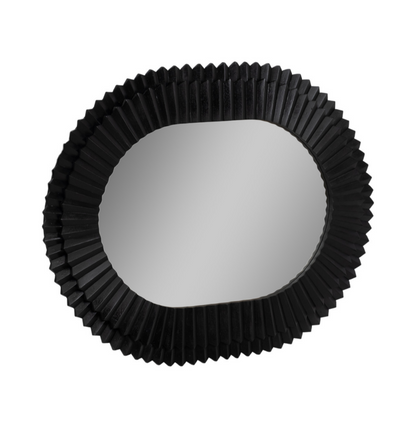 48x36" Tribeca Carved Wood Wall Mirror