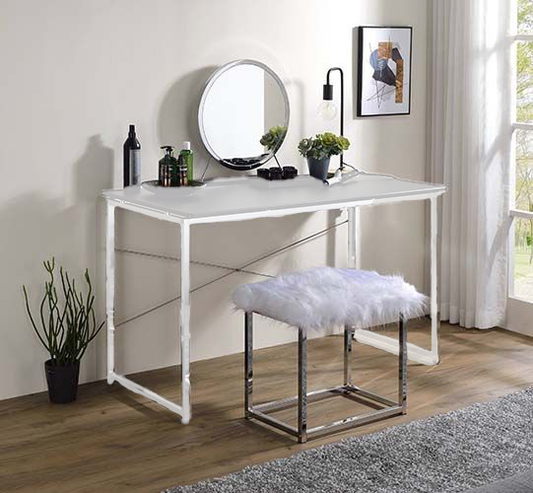 Adao Vanity Mirror & Stool