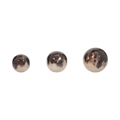 Metal, S/3 4/5/6" Galaxy Orbs, Multi