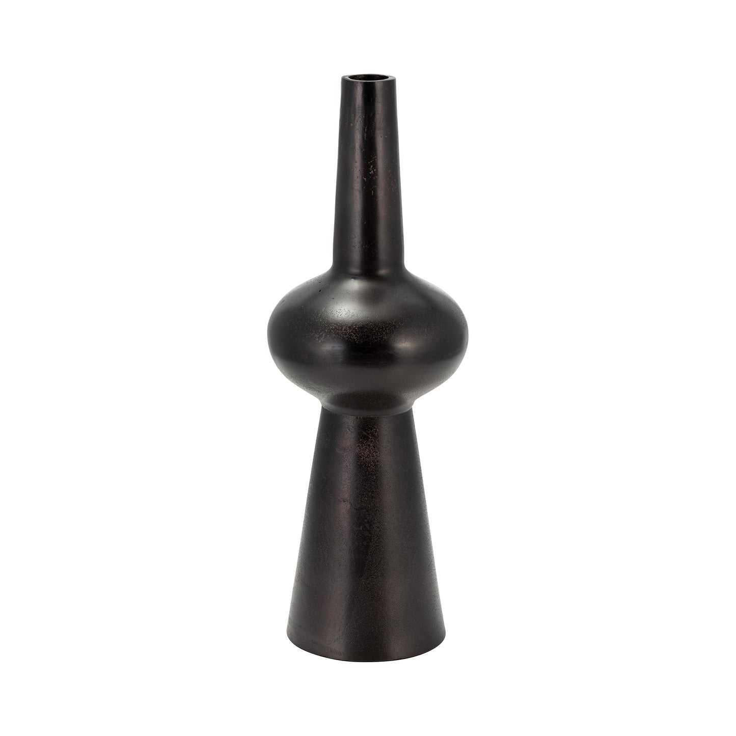 Metal, 19"h Vintage Vase, Bronze